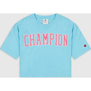 Champion Authentic Athletic Apparel Tričko modrá / světlemodrá / růžová / bílá