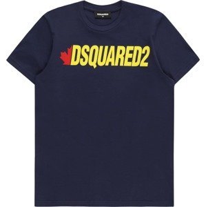 DSQUARED2 Tričko námořnická modř / žlutá / červená