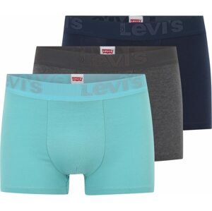 LEVI'S Boxerky námořnická modř / tyrkysová / tmavě šedá