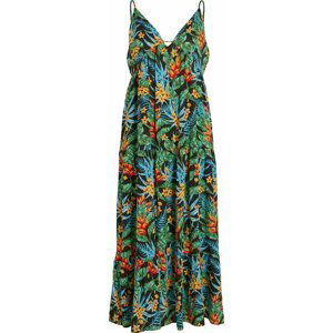 VILA Letní šaty 'Kleid 'NILLE' světlemodrá / zelená / oranžová / černá