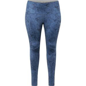 ADIDAS TERREX Sportovní kalhoty marine modrá / námořnická modř / šedá