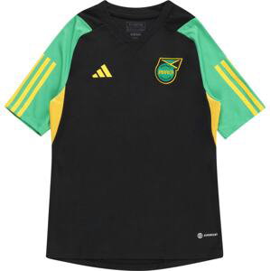 ADIDAS PERFORMANCE Funkční tričko žlutá / světle zelená / černá