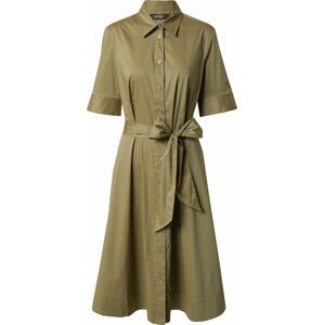 Lauren Ralph Lauren Košilové šaty 'FINNBARR' olivová