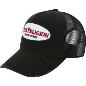 True Religion Kšiltovka červená / černá / bílá