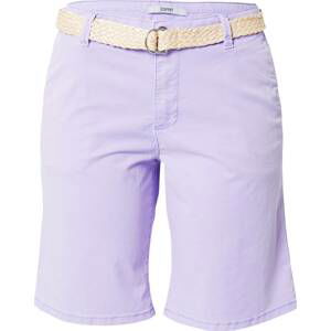 ESPRIT Chino kalhoty světle fialová