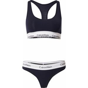 Calvin Klein Underwear Soupravy prádla noční modrá / bílá