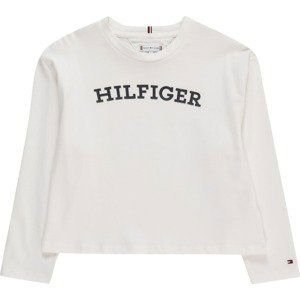 TOMMY HILFIGER Tričko námořnická modř / červená / černá / bílá