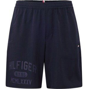 TOMMY HILFIGER Sportovní kalhoty námořnická modř / červená / bílá
