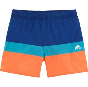 ADIDAS PERFORMANCE Sportovní plavky modrá / tyrkysová / oranžová