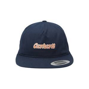 Carhartt WIP Kšiltovka noční modrá / oranžová / bílá