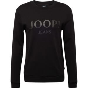 JOOP! Jeans Mikina 'Alfred' tmavě šedá / černá