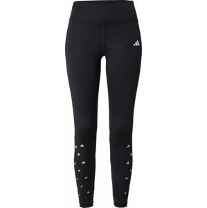 ADIDAS PERFORMANCE Sportovní kalhoty černá / bílá