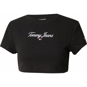 Tommy Jeans Tričko námořnická modř / červená / černá / bílá