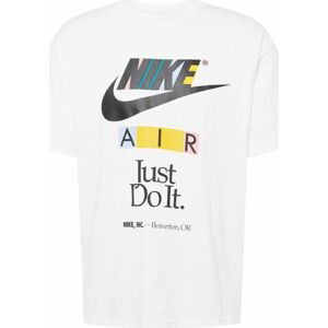 Nike Sportswear Tričko žlutá / růžová / černá / bílá