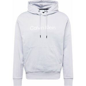 Calvin Klein Mikina pastelová modrá / bílá