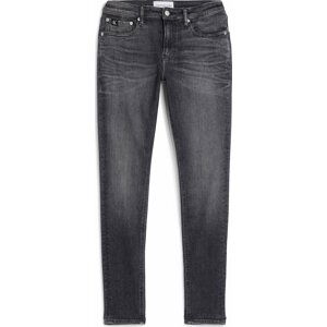 Calvin Klein Jeans Džíny šedá / černá