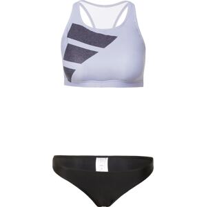 ADIDAS PERFORMANCE Sportovní bikiny pastelová fialová / černá