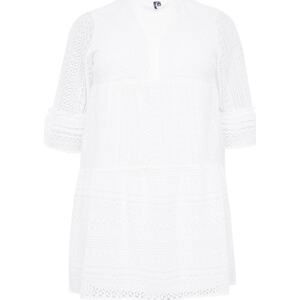 Vero Moda Curve Tunika 'HONEY' offwhite