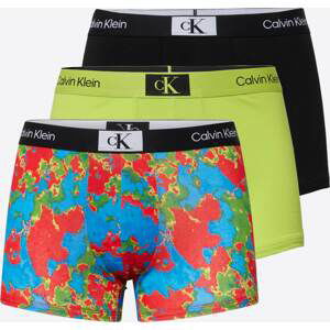 Calvin Klein Boxerky nebeská modř / jablko / červená / černá