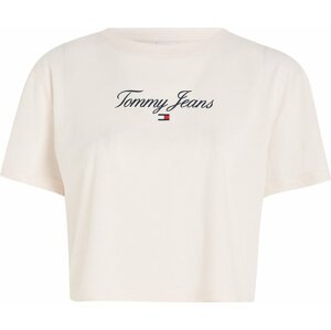 Tommy Jeans Curve Tričko béžová / mix barev
