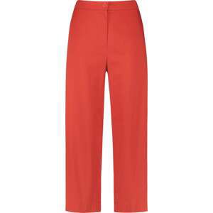 GERRY WEBER Kalhoty s puky oranžově červená