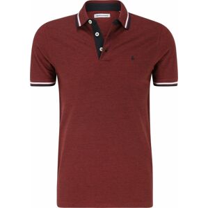 JACK & JONES Tričko hnědá / černá / bílá