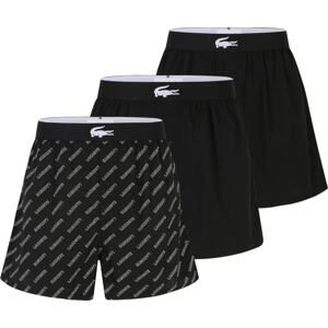 LACOSTE Boxerky černá / bílá