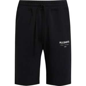 AllSaints Kalhoty 'UNDERGROUND' černá / bílá