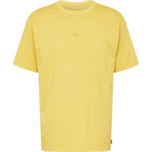 Nike Sportswear Tričko žlutá