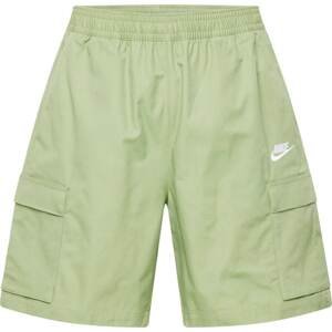 Nike Sportswear Kapsáče světle zelená / bílá