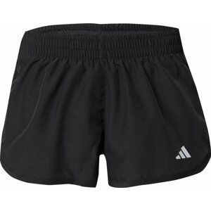 ADIDAS PERFORMANCE Sportovní kalhoty černá / bílá