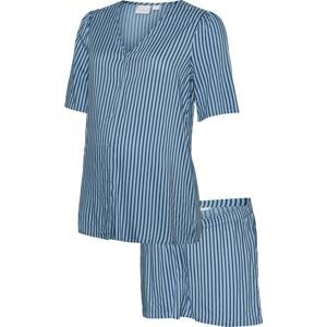 MAMALICIOUS Pyžamo 'JASMIN LIA' noční modrá / světlemodrá