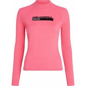 Karl Lagerfeld Top pink / černá