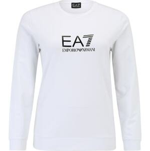 EA7 Emporio Armani Mikina černá / bílá