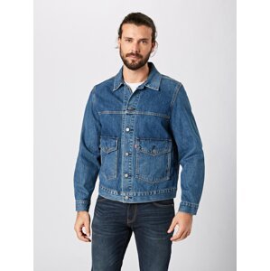 LEVI'S Přechodná bunda 'PATCHPOCKETTRUCKER' modrá džínovina