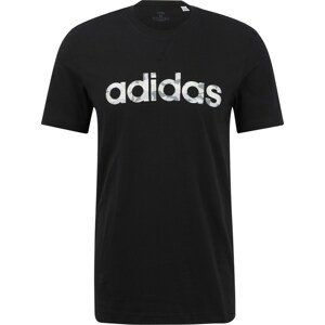 ADIDAS SPORTSWEAR Funkční tričko černá / bílá