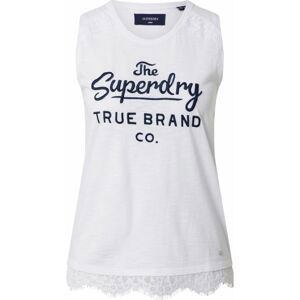 Superdry Top 'Jessica' černá / bílá