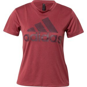 ADIDAS SPORTSWEAR Funkční tričko lilek / tmavě červená