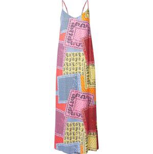 ESPRIT Letní šaty kouřově modrá / světle žlutá / růžová / pitaya