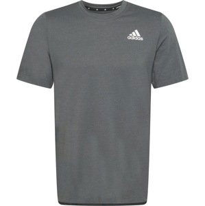 ADIDAS SPORTSWEAR Funkční tričko tmavě šedá / bílá