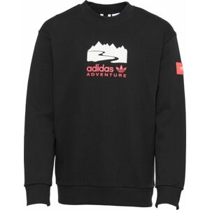 ADIDAS ORIGINALS Mikina růžová / černá / bílá