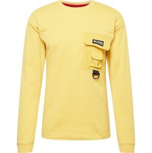 COLUMBIA Funkční tričko 'Field Creek™' žlutá / černá