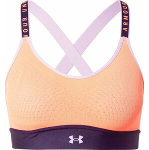 UNDER ARMOUR Sportovní podprsenka fialová / oranžová / černá