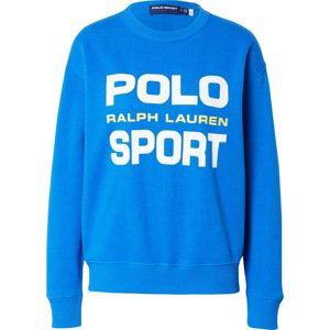 Polo Ralph Lauren Mikina modrá / světle žlutá / bílá