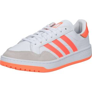 ADIDAS ORIGINALS Tenisky 'Team Court W' šedá / korálová / bílá