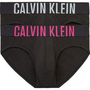 Calvin Klein Underwear Slipy 'Intense Power' pink / černá / bílá