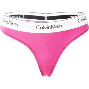 Calvin Klein Underwear Tanga pink / černá / bílá