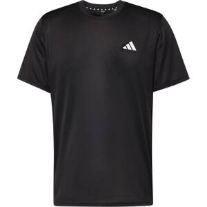 ADIDAS PERFORMANCE Funkční tričko černá / bílá