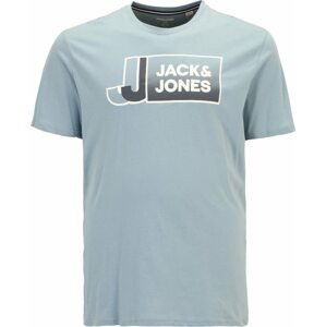 Jack & Jones Plus Tričko marine modrá / kouřově modrá / offwhite