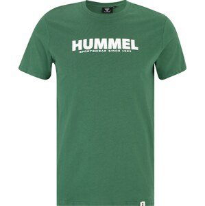 Hummel Funkční tričko trávově zelená / bílá